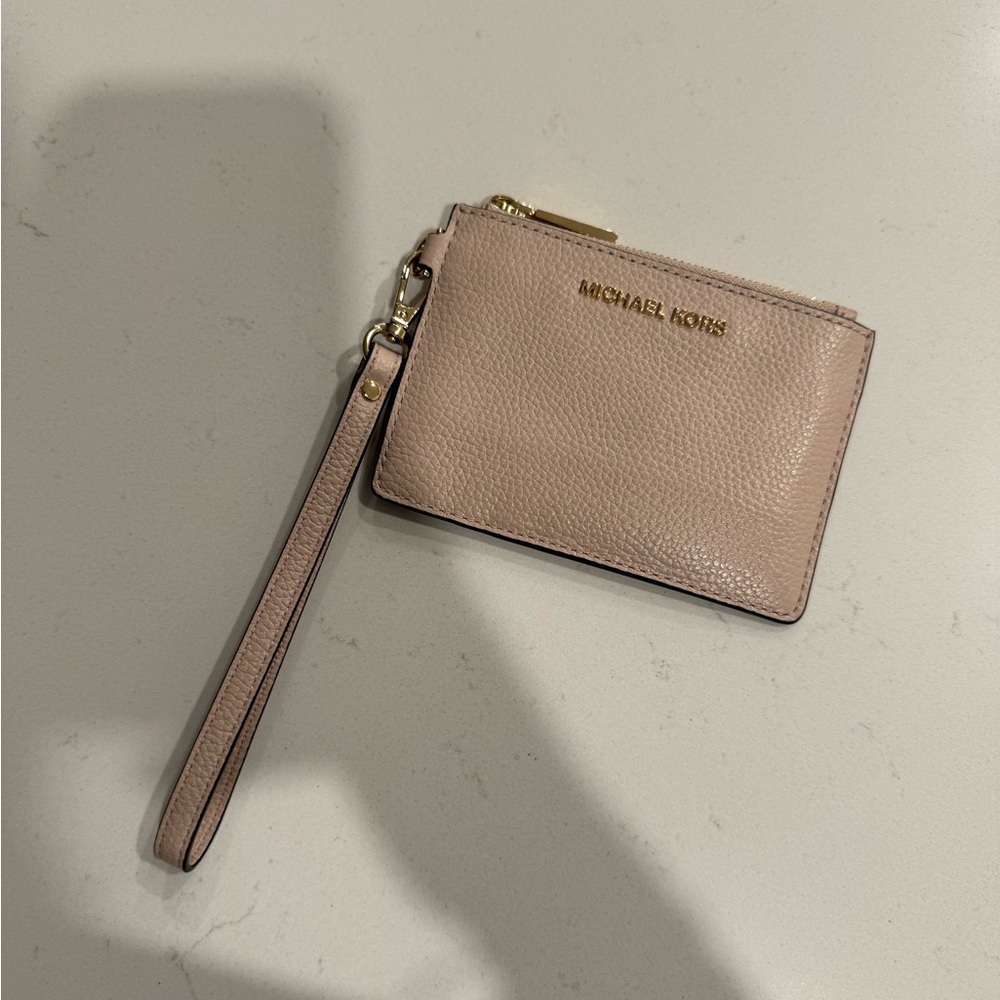 Michael Kors Blush Leather Wristlet